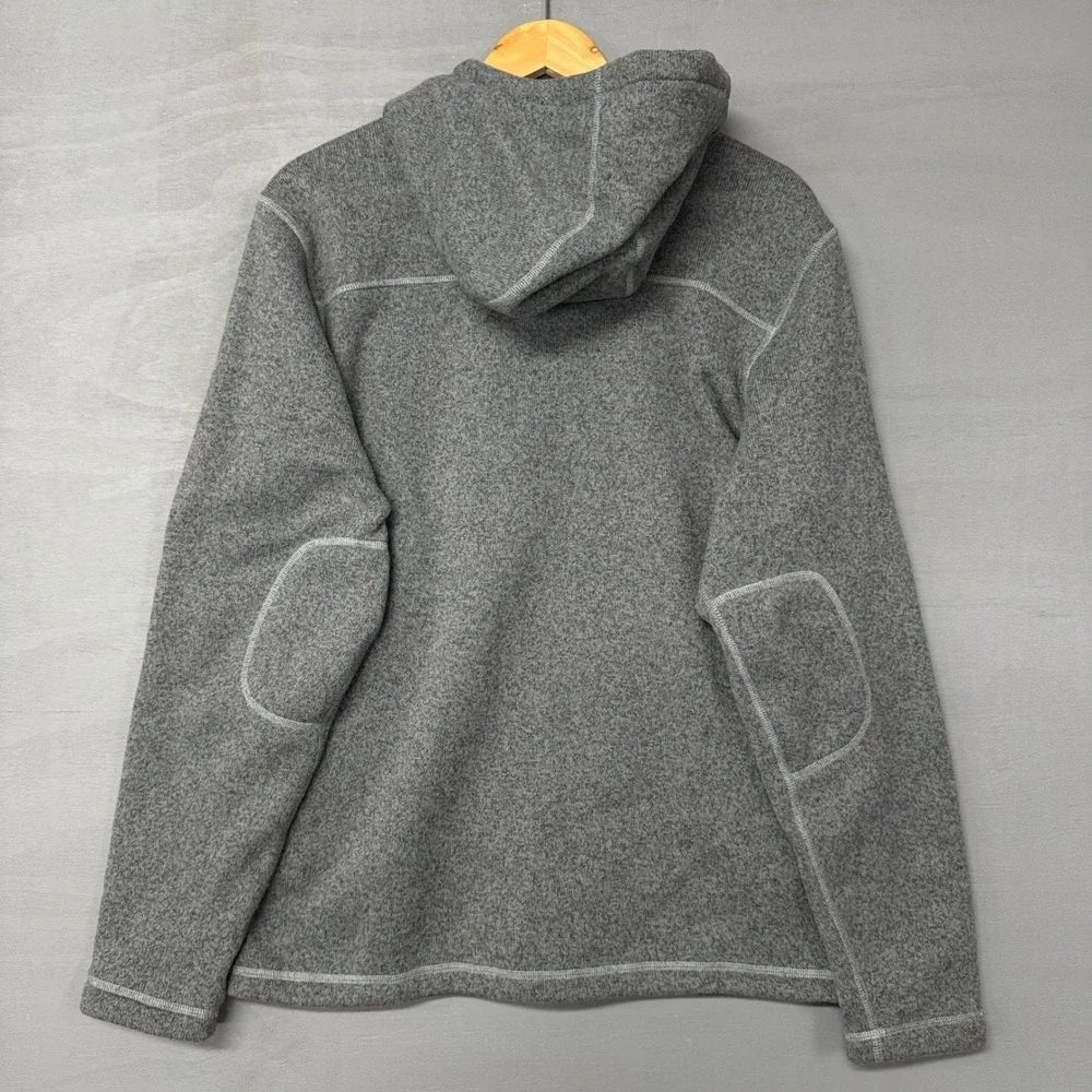 The‎ North Face Gordon Lyons Full Zip Hoodie Grey Heather Fleece Jacket Large